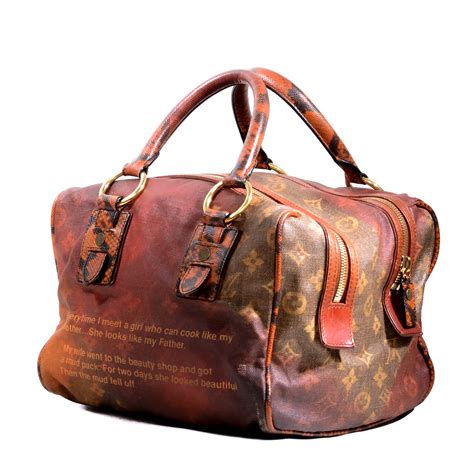 LOUIS VUITTON Richard Prince Mancrazy Jokes Bag.